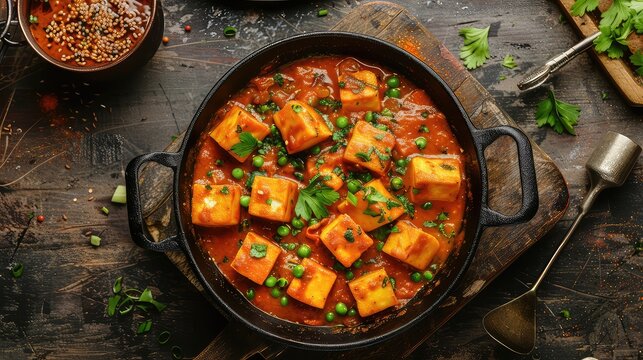 Matar Paneer