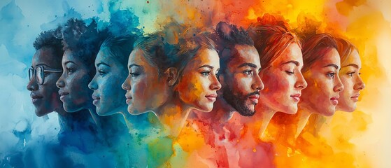 A diverse group of job seekers participating in an online career fair, engaging with recruiters from different regions