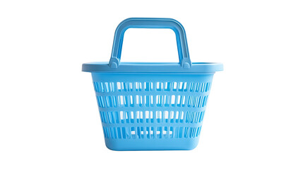 Fototapeta premium Plastic shopping basket transparent background