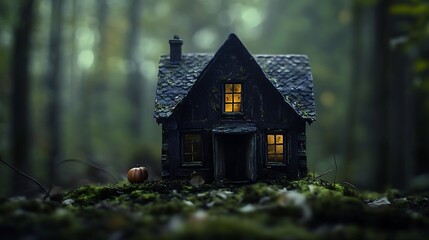 Enchanted Cottage in the Forest