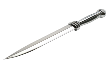 A letter opener isolated on a white background.