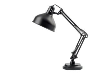 A desk lamp isolated on a white background. transparent,png,dicut