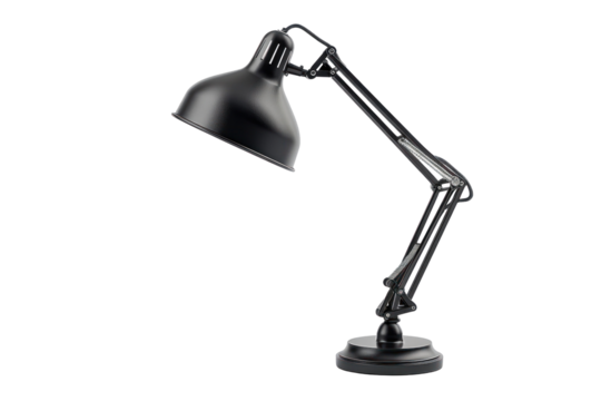 A desk lamp isolated on a white background. transparent,png,dicut