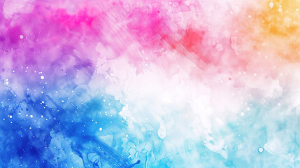 Fototapeta premium Vibrant Color Gradient Rendering Showcases a Dreamy Watercolor Texture Background, Perfect for Creative Design Concepts and Artistic Expressions