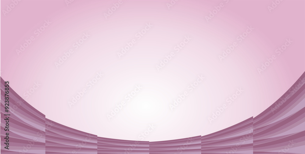 Poster the background design is an empty space with light violet gradations and abstract shapes in violet t