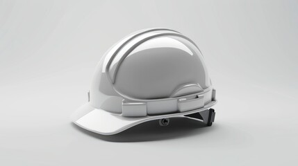 Fototapeta premium Safety helmet depicted on a white background