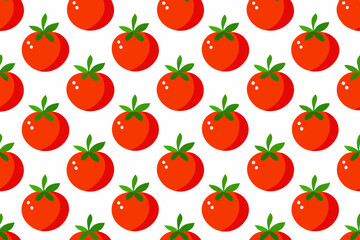 Seamless line pattern with tomato art vector illustration