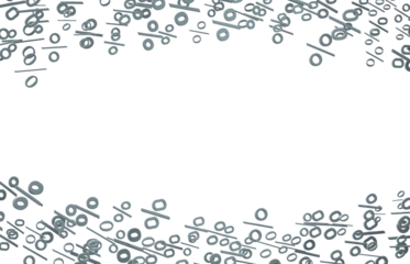 sale digital percent in transparent