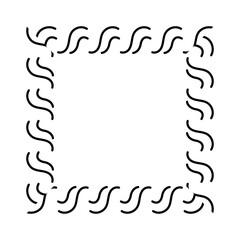 floral decorative photo frame border for wedding