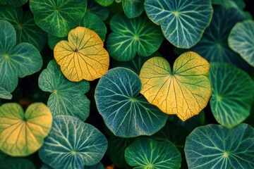 Macro leaves background , ai