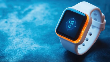 A modern smartwatch with a vibrant display and sleek design, ideal for fitness enthusiasts and tech lovers.