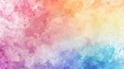 Obraz premium Vibrant Color Gradient Rendering Showcases a Dreamy Watercolor Texture Background, Perfect for Creative Design Concepts and Artistic Expressions