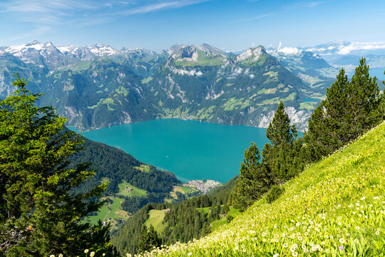 Scenery on the Stoos Ridge Hike in Switzerland
