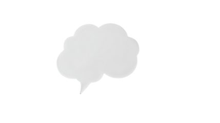 speech bubble transparent background