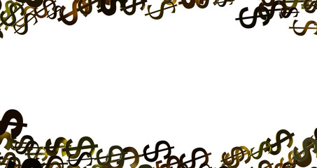 dollar symbol, 3d render illustration