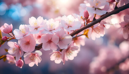  Cherry Blossom Close-Up- A high-resolution close-up image of a blooming cherry blossom tree_1(147)