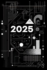 2025 Geometric Design. Graphic Resources