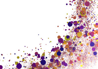 confetti png. Gold confetti falls from the sky. Glittering confetti on a transparent background. Holiday,