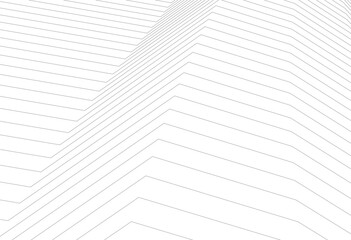 abstract architecture vector 3d illustration 