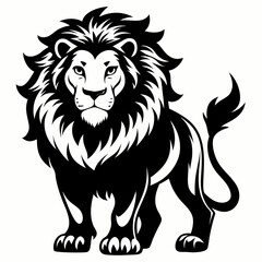 Fototapeta premium lion head vector