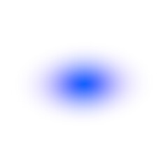 Blue gradient blurred circle