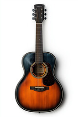 Obraz premium a custom built acoustic guitar. generative ai