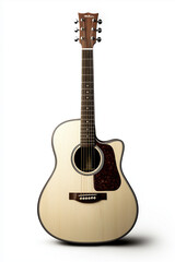 Obraz premium a custom built acoustic guitar. generative ai