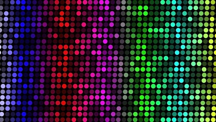 Obraz premium Beautiful illustration of colorful pixel circles background