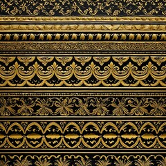 Close-up shot of a gold and black textured wall, suitable for interior design or architectural photography projects