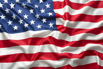 Illustration of the USA national flag