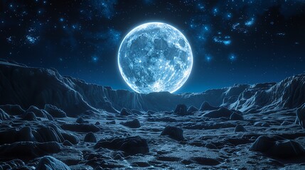 Fototapeta premium sky with moon