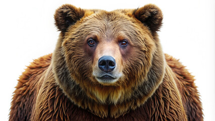 bear, brown, wild animal cut out on transparent background png