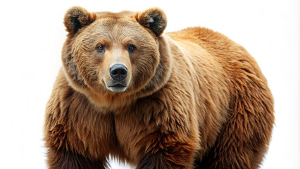 Obraz premium bear, brown, wild animal cut out on transparent background png