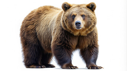 bear, brown, wild animal cut out on transparent background png