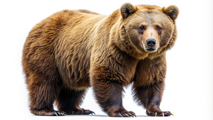 bear, brown, wild animal cut out on transparent background png