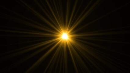 abstract background with yellow rays