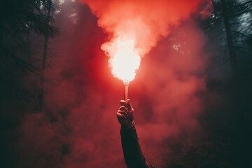 Holding up flare