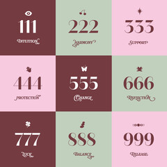 Angel Numbers with meaning