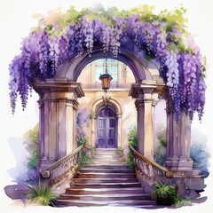 Fototapeta premium Charming Wisteria