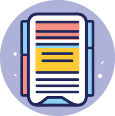 A document icon with lines for detailed information