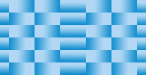 rectangular geometric composition with blue gradations as background inspiration for visual communication designs or for textile designs