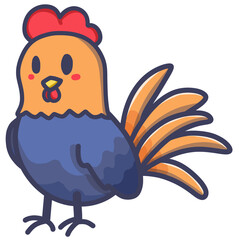 Rooster cartoon