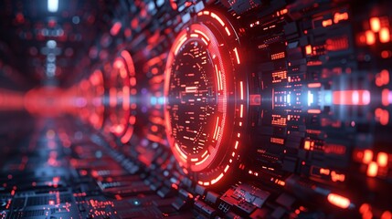 Futuristic design with sleek, dynamic patterns and innovative visuals, ideal for conveying a contemporary and advanced aesthetic in professional settings. high resolution Illustration, in the style