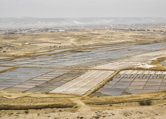 saline in Benguela Angola Africa