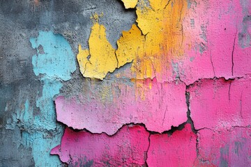 Paint on a canvas background , ai