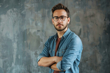 Portrait of a Young Man with Crossed Arms