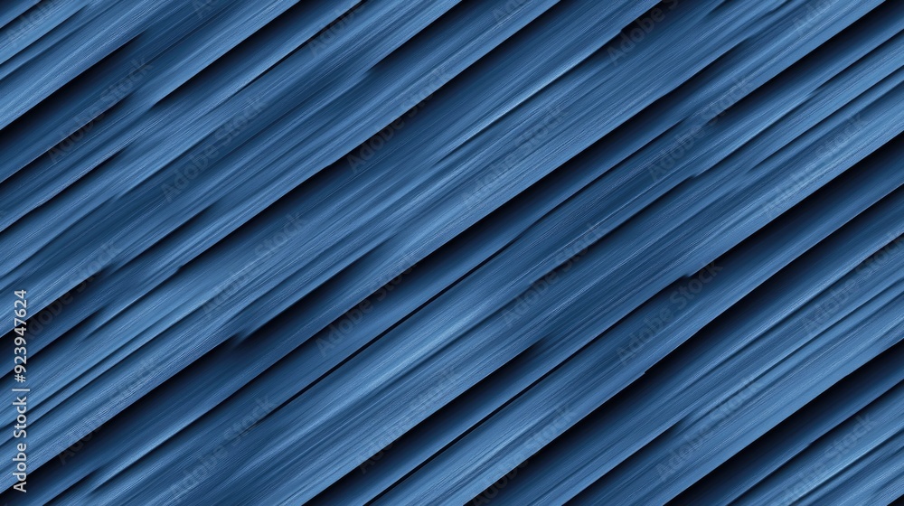 Poster a striking dark blue geometric background showcases diagonal lines with a minimalist design, highlig