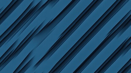 Obraz premium A striking dark blue geometric background showcases diagonal lines with a minimalist design, highlighting contrasts between light and shadow with a matte texture SEAMLESS PATTERN