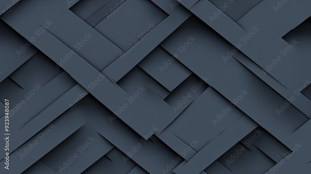 Poster a striking dark blue geometric background showcases diagonal lines with a minimalist design, highlig