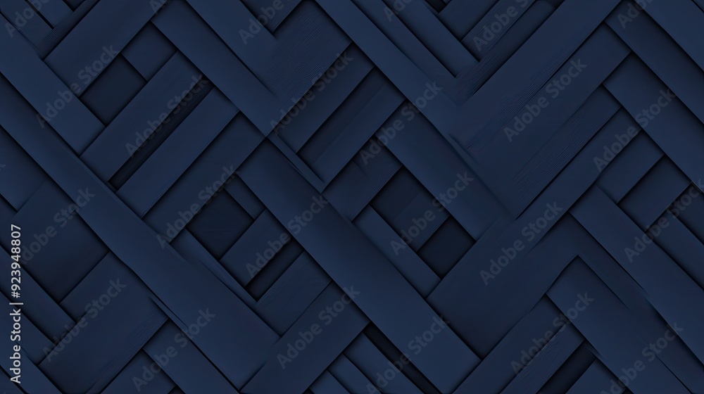 Poster a striking dark blue geometric background showcases diagonal lines with a minimalist design, highlig